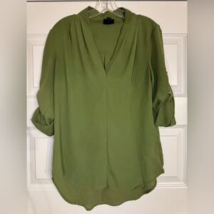 Olive Green Women's Top